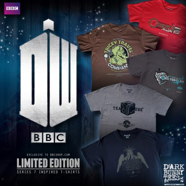 BBC Dr Who T Shirts by Dark Bunny Tees