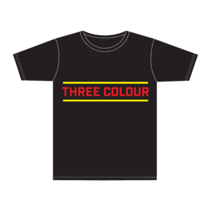 Dark three colour printing