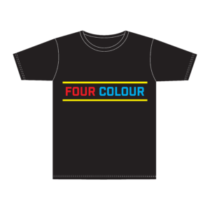 Dark four colour printing