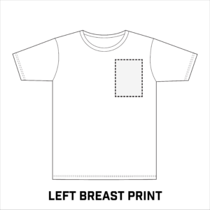 T-Shirt Breast Print