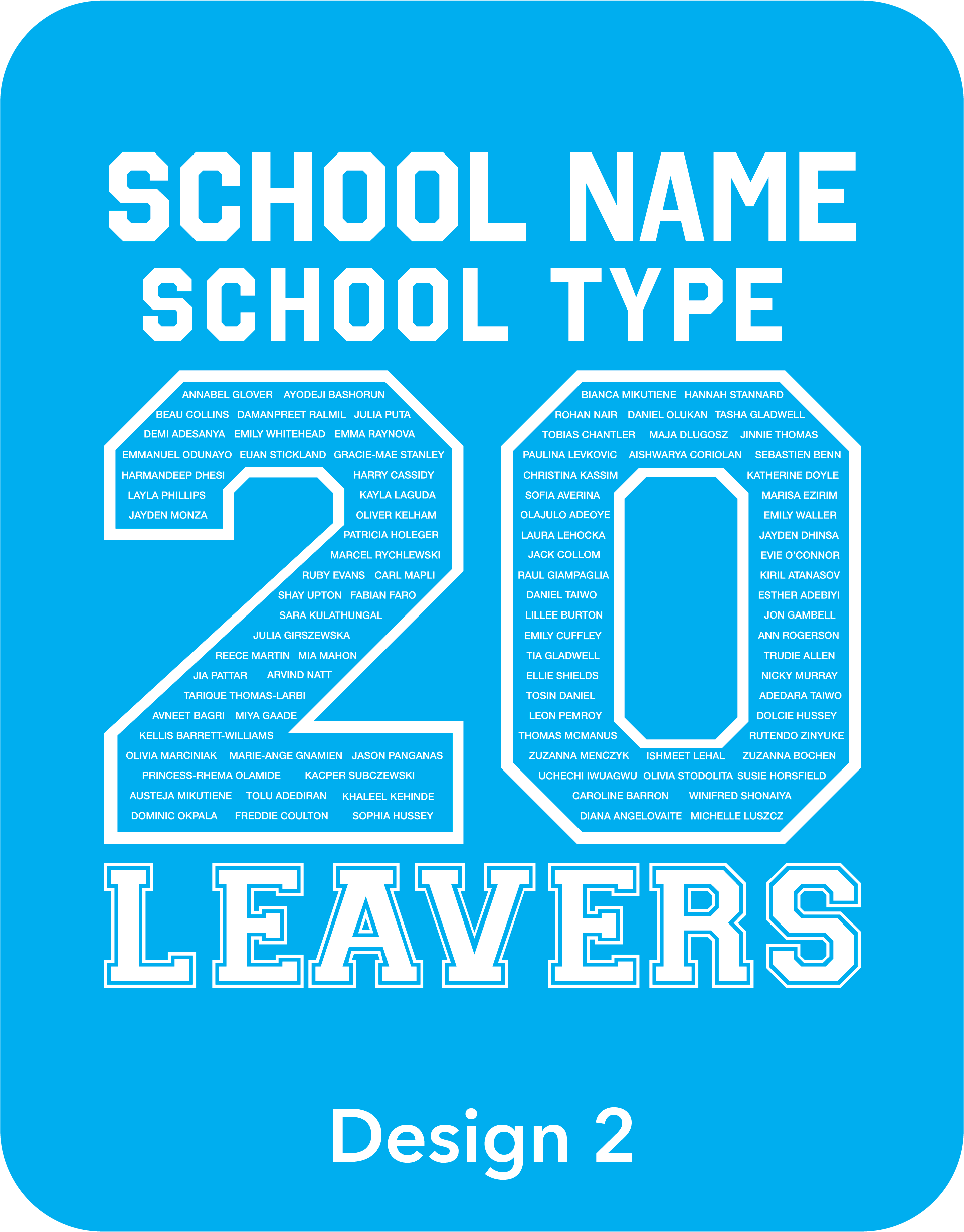 School Logo Leavers Hoodies