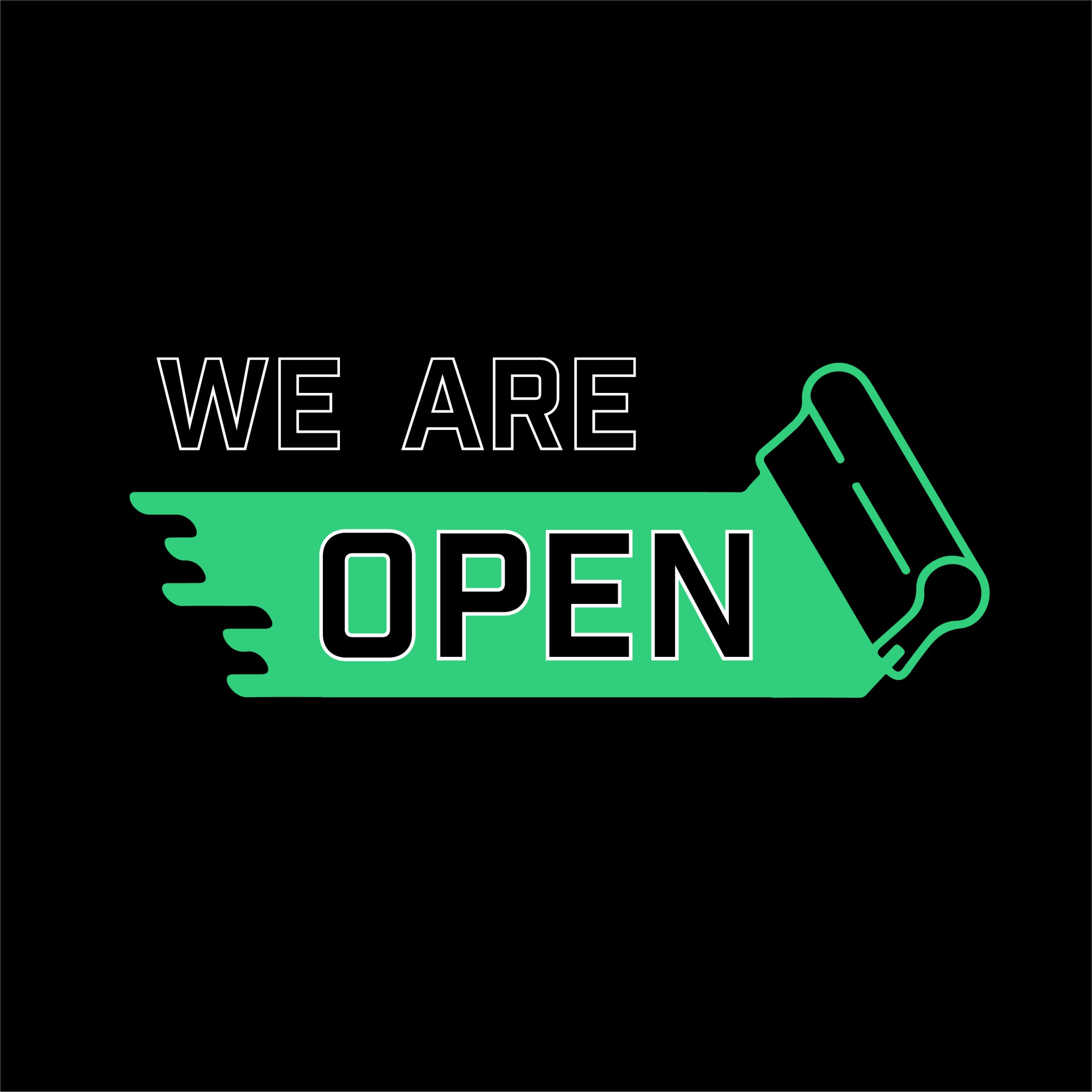 We are open!