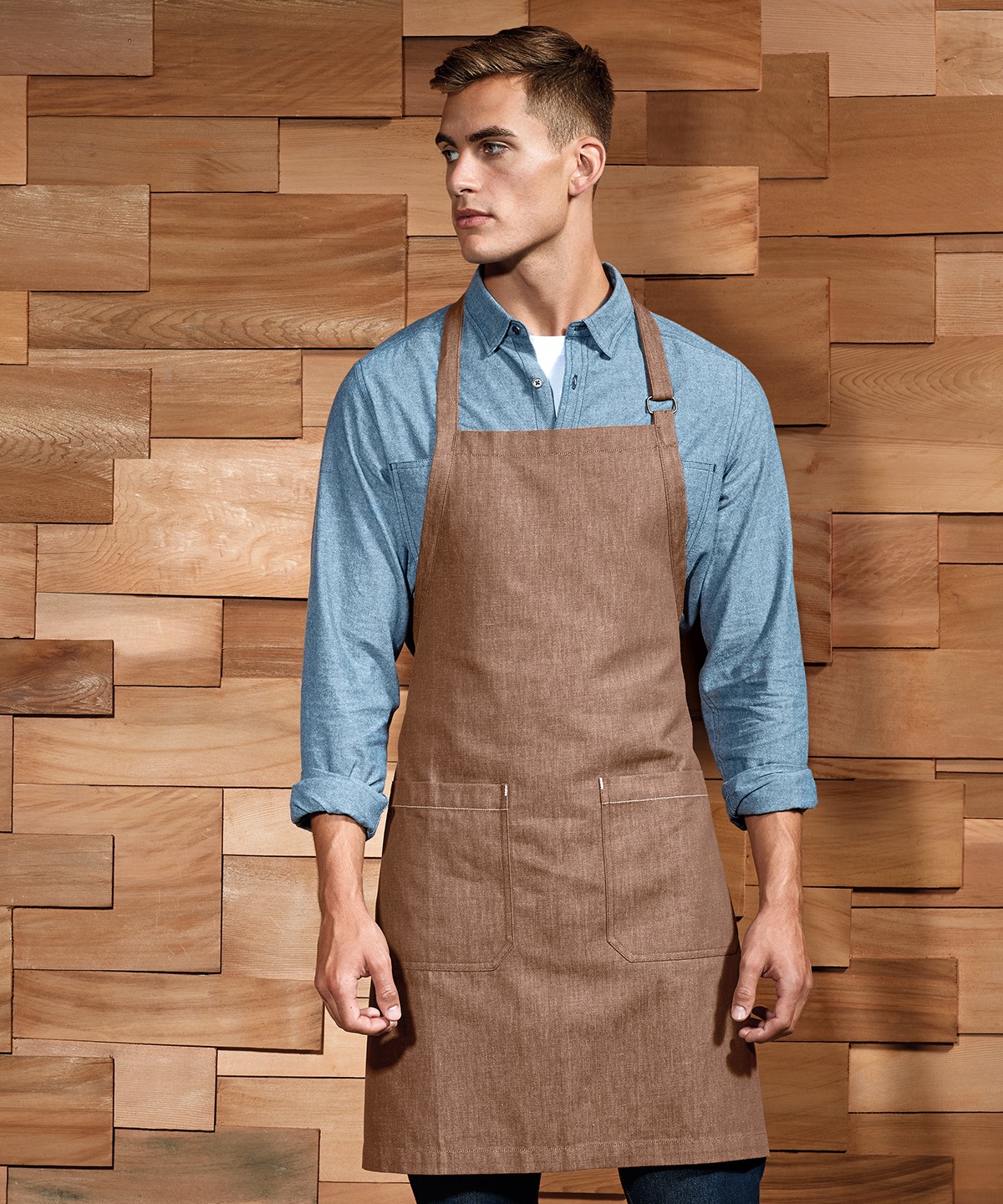 Cotton Denim Bib Apron