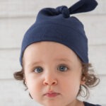 Baby one-knot hat
